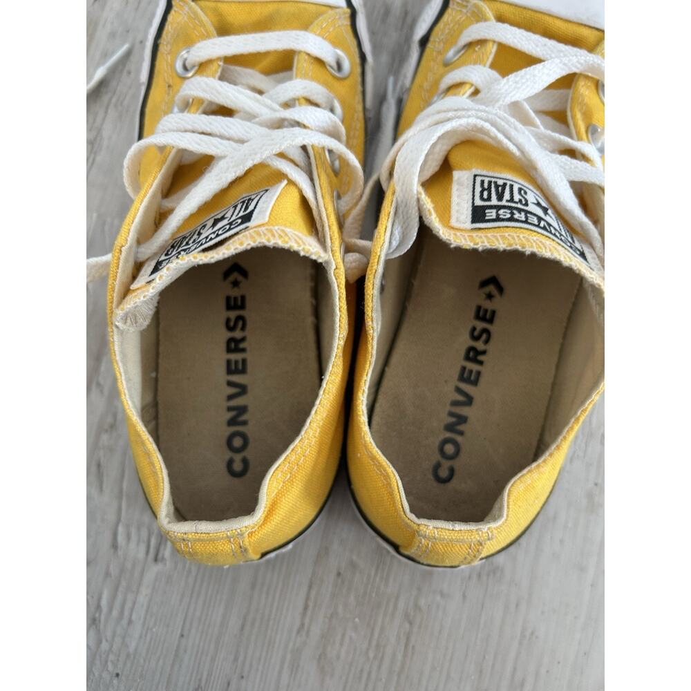 Converse Chuck Taylor All Star Low Sneakers Unisex M4/W6 Lemon Chrome 130129F - Picture 3 of 11